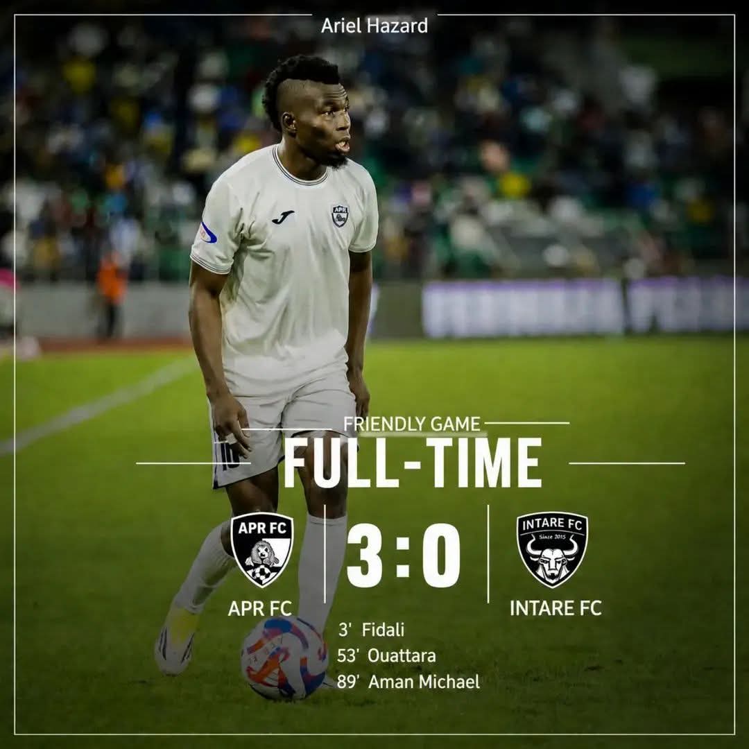 APR FC Defeat Intare FC 3-0 in Friendly Ahead of 2026 CECAFA Kagame Cup