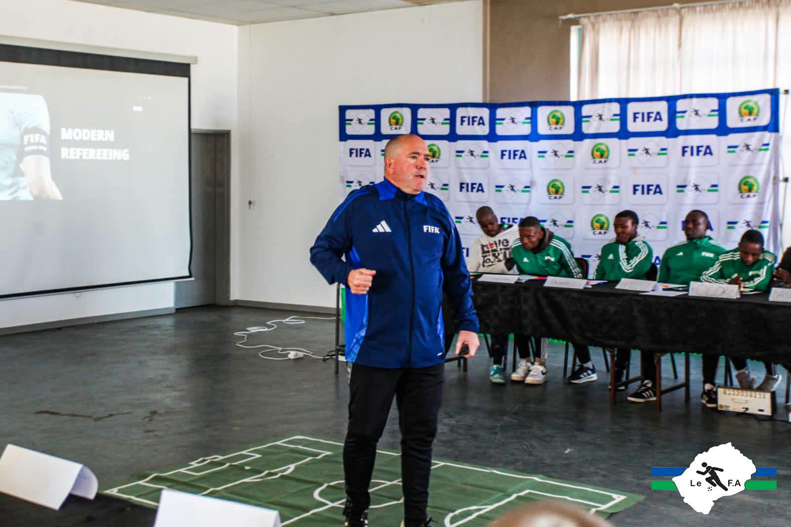 Lesotho FA Opens FIFA MA Young Referees Course at Bambatha Tšita Sports Arena