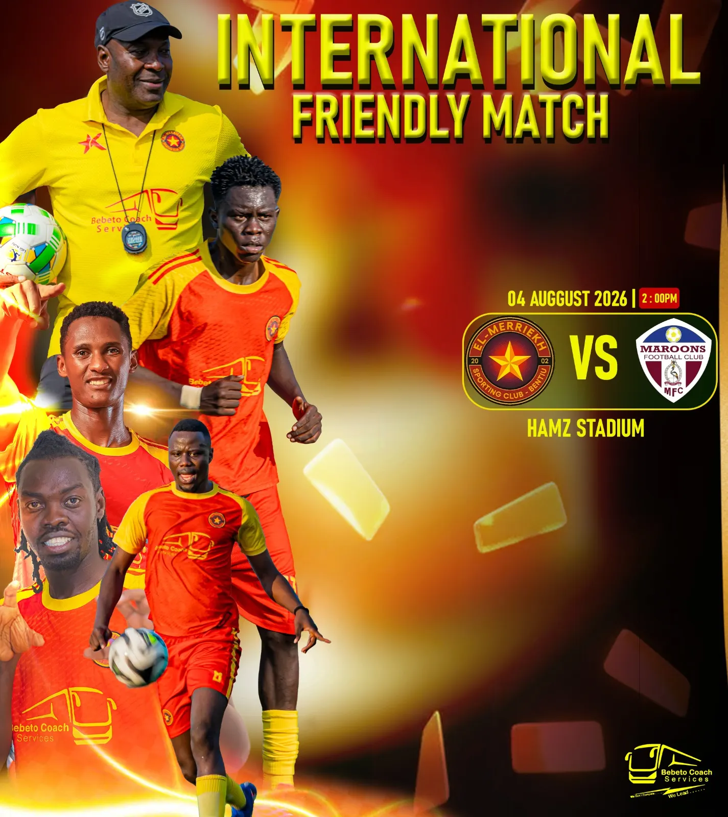 El Merriekh Bentiu Set for Maroons FC Test in Uganda Pre-Season