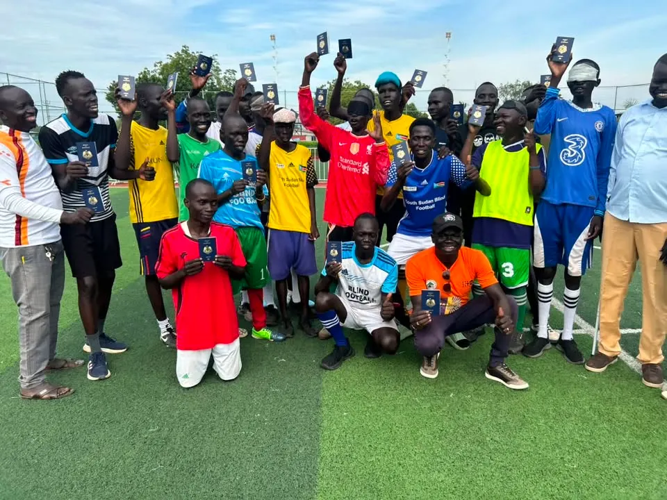 South Sudan Blind Football Team Receives Passports Ahead of IBSA African Championship Campaign
