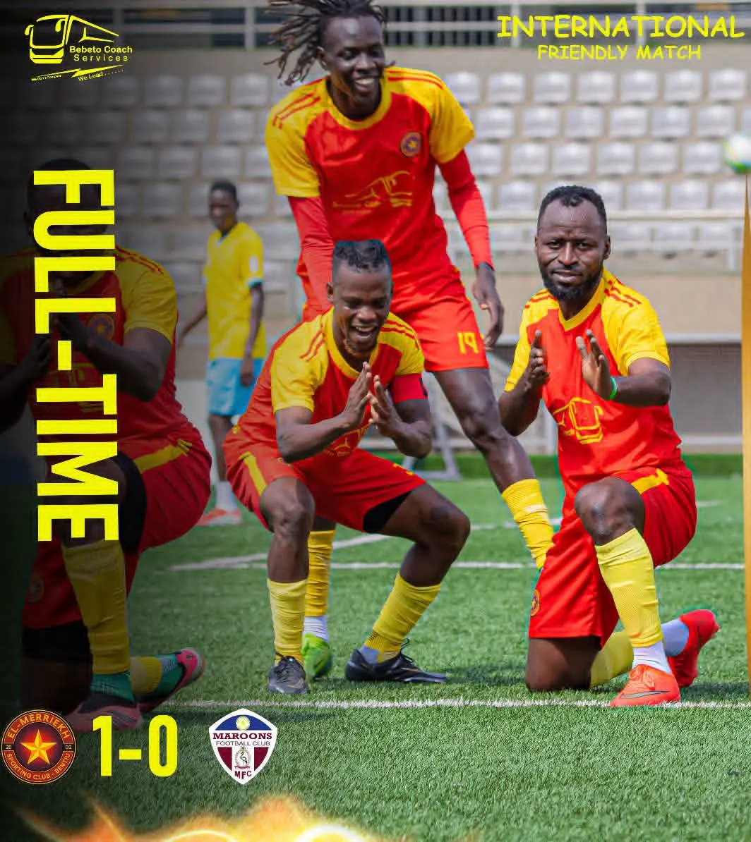El Merriekh SC Bentiu Maintain Perfect Pre-Season Record with Victory Over Maroons FC