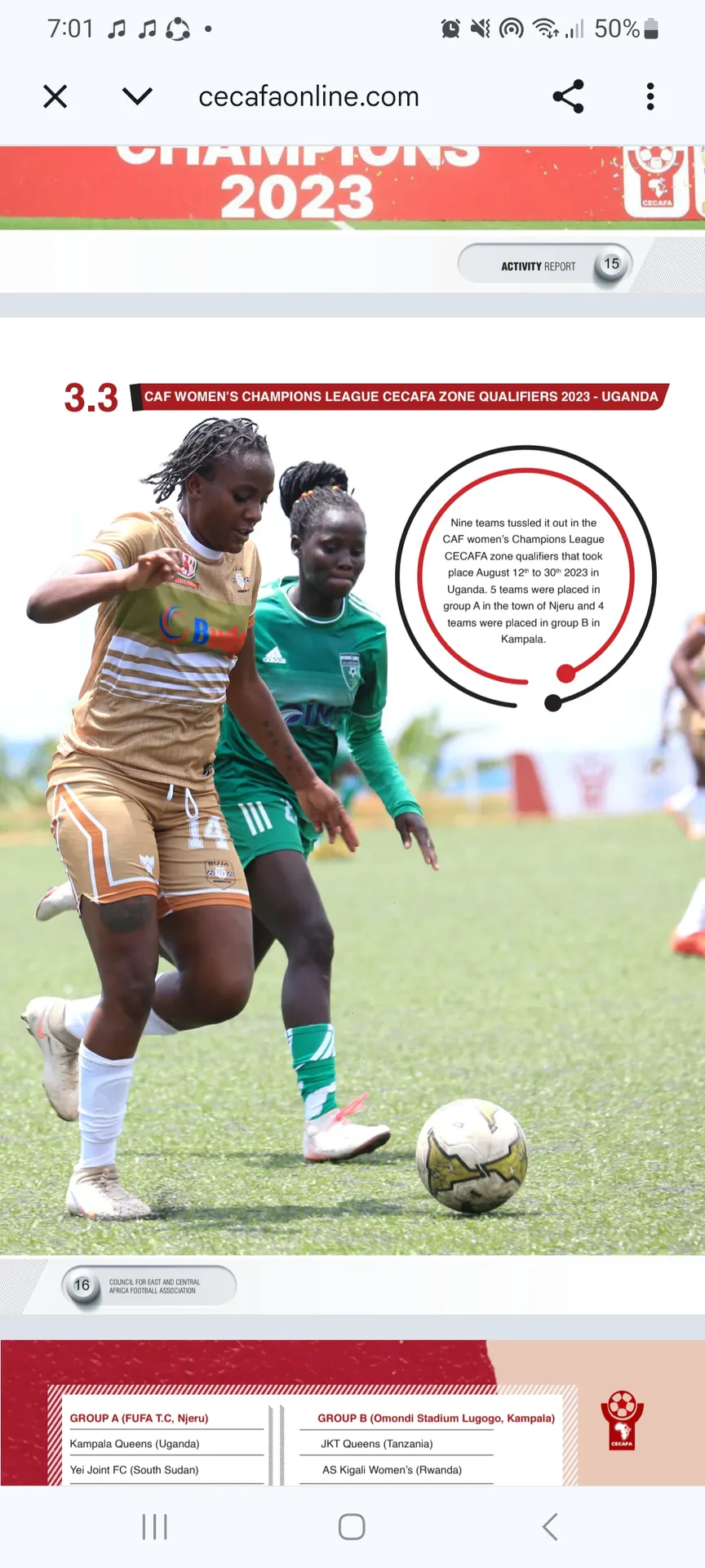Yei Joint Stars Captain Mary Anger Highlights Challenges Facing Women's Football in South Sudan