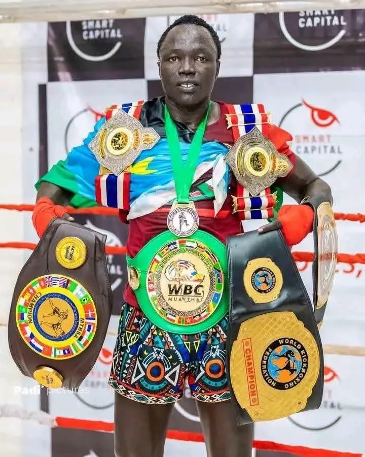 South Sudan Kickboxing Champion Majok Gau Appeals for Support Amid Financial Struggles