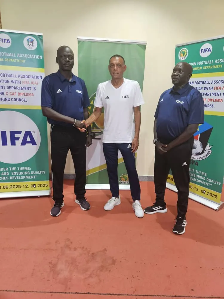 Bilal Felix Komoyangi, James Peter Lado Make History as South Sudan’s First FIFA Coach Educators