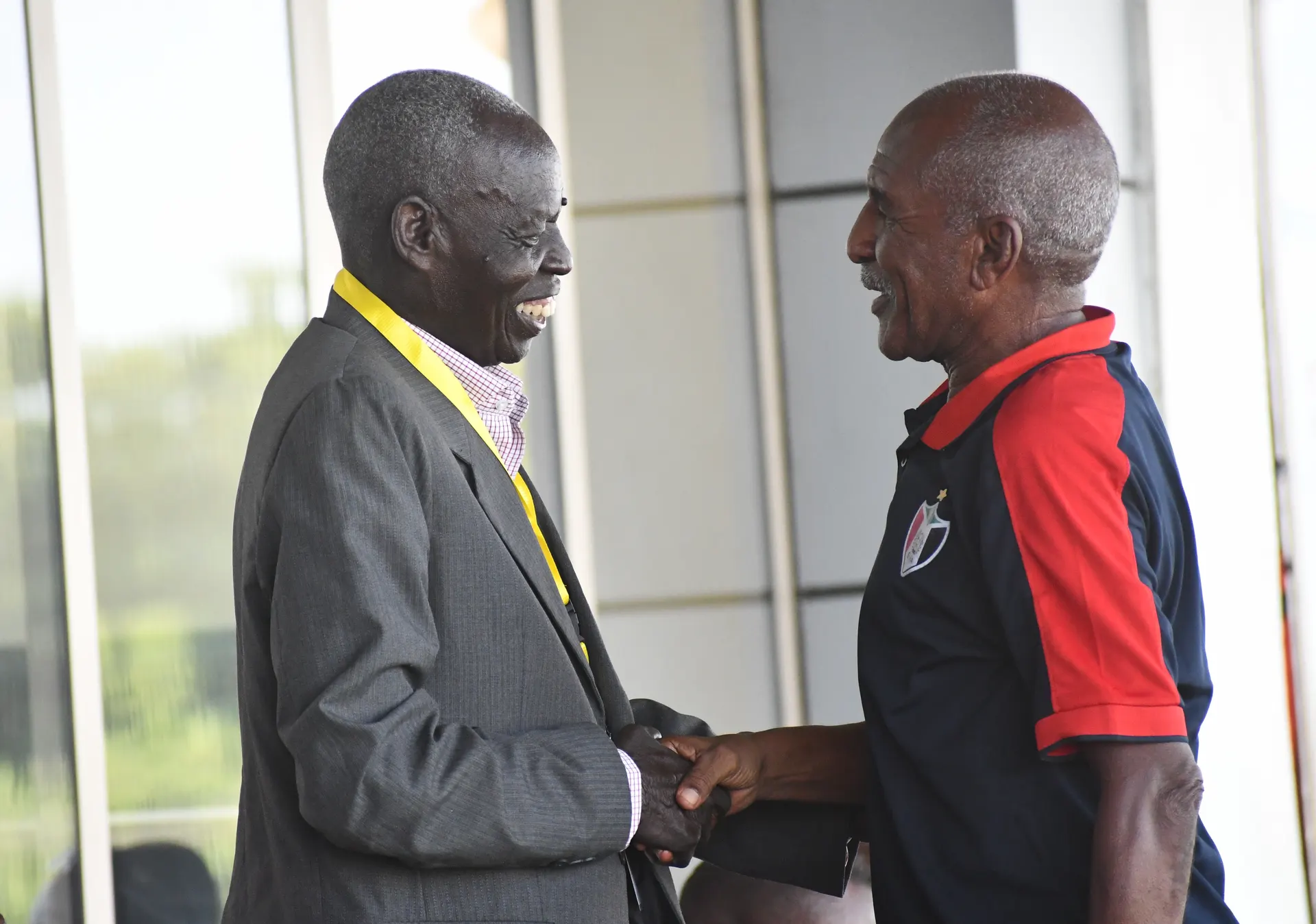 A SPORTING BOND IN THE STANDS