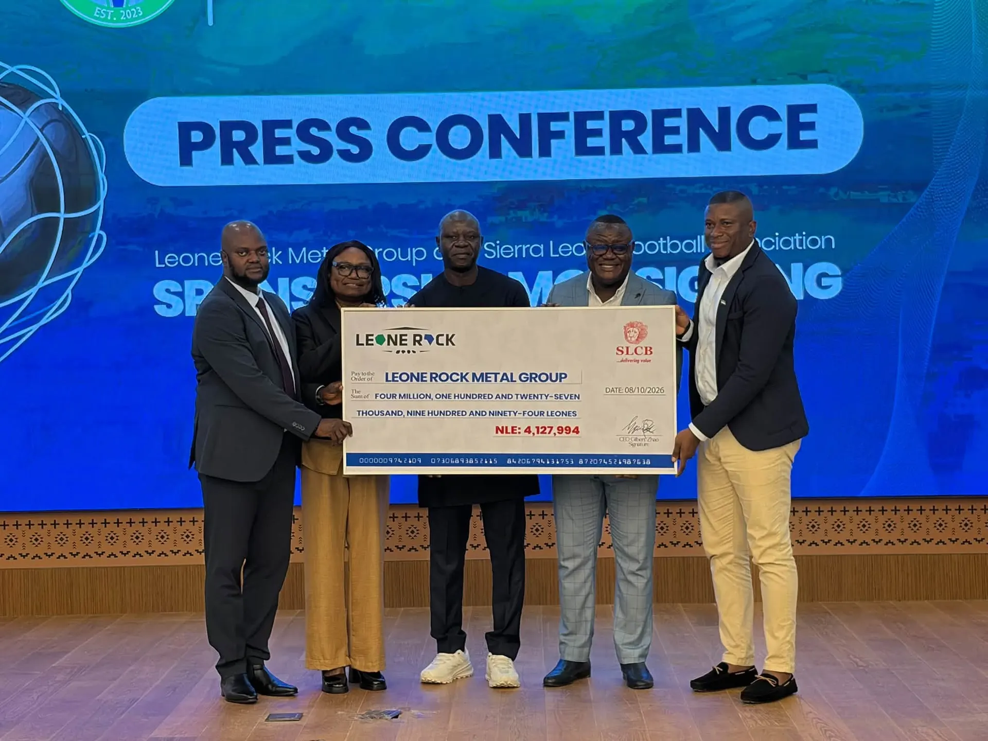 Leone Rock Renews Sierra Leone Premier League Sponsorship at Le 4.1 Million