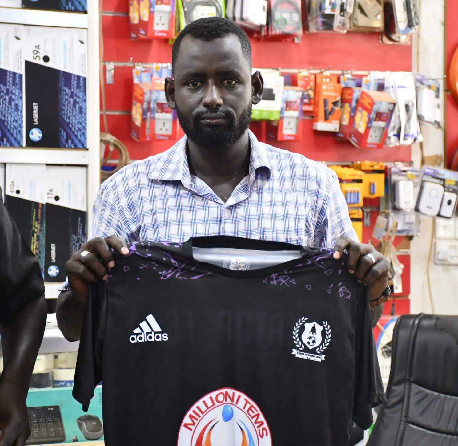 Kator FC Receive Equipment Donation from Million Items Company Ltd